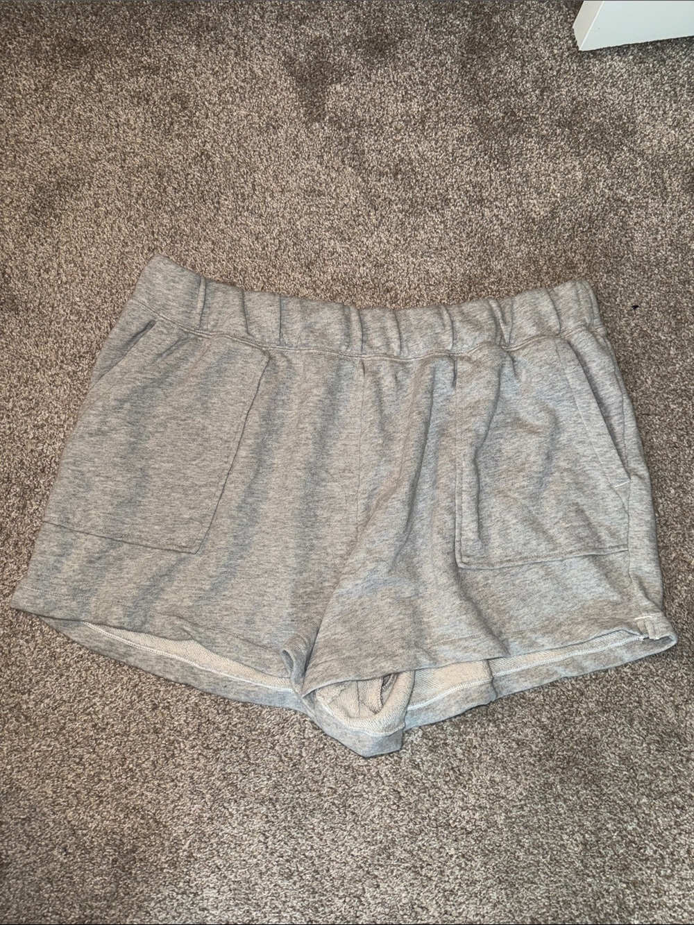 aerie Light Heather Gray Pocket Lounge Shorts